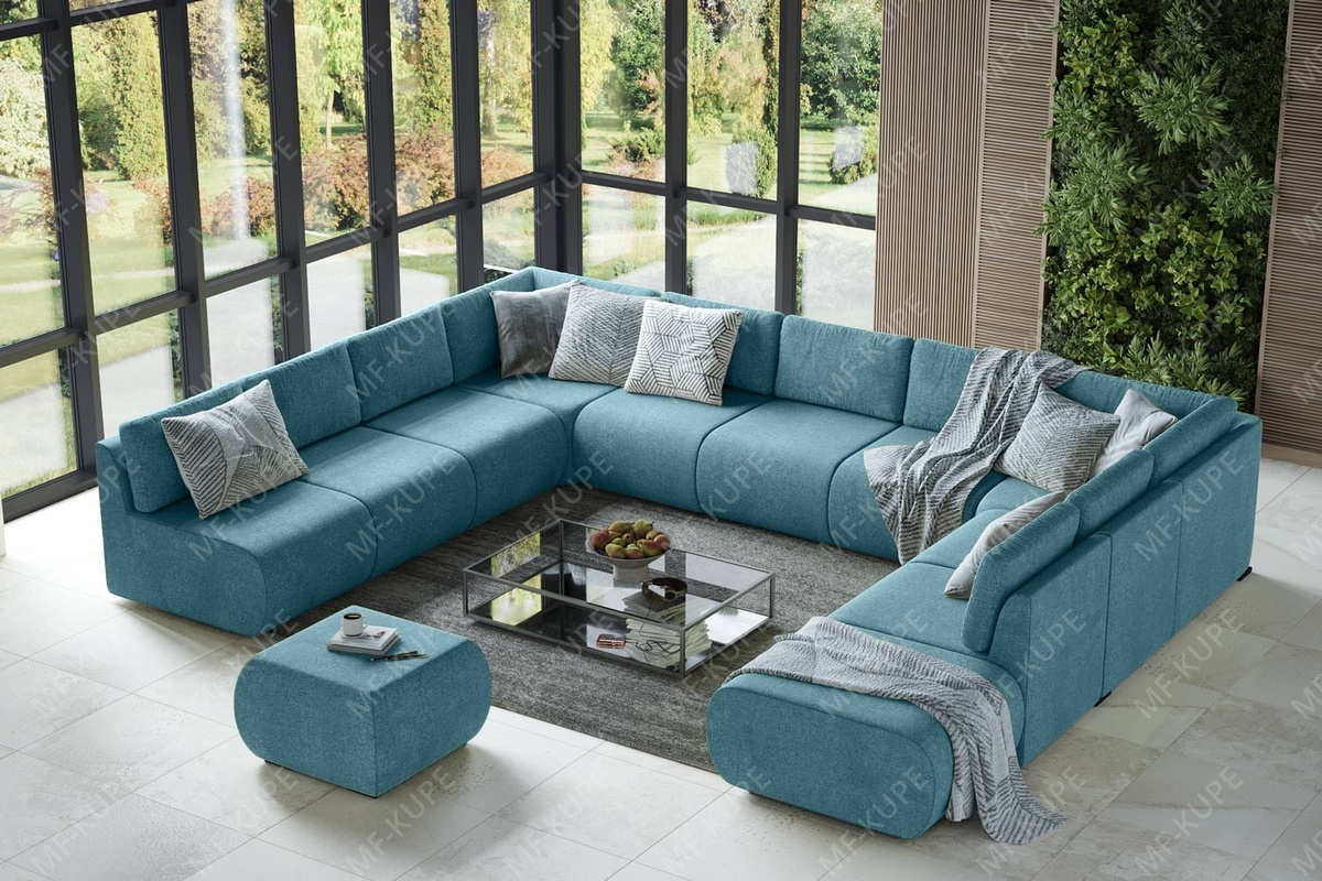 Модульный диван Basic 6 Turquoise