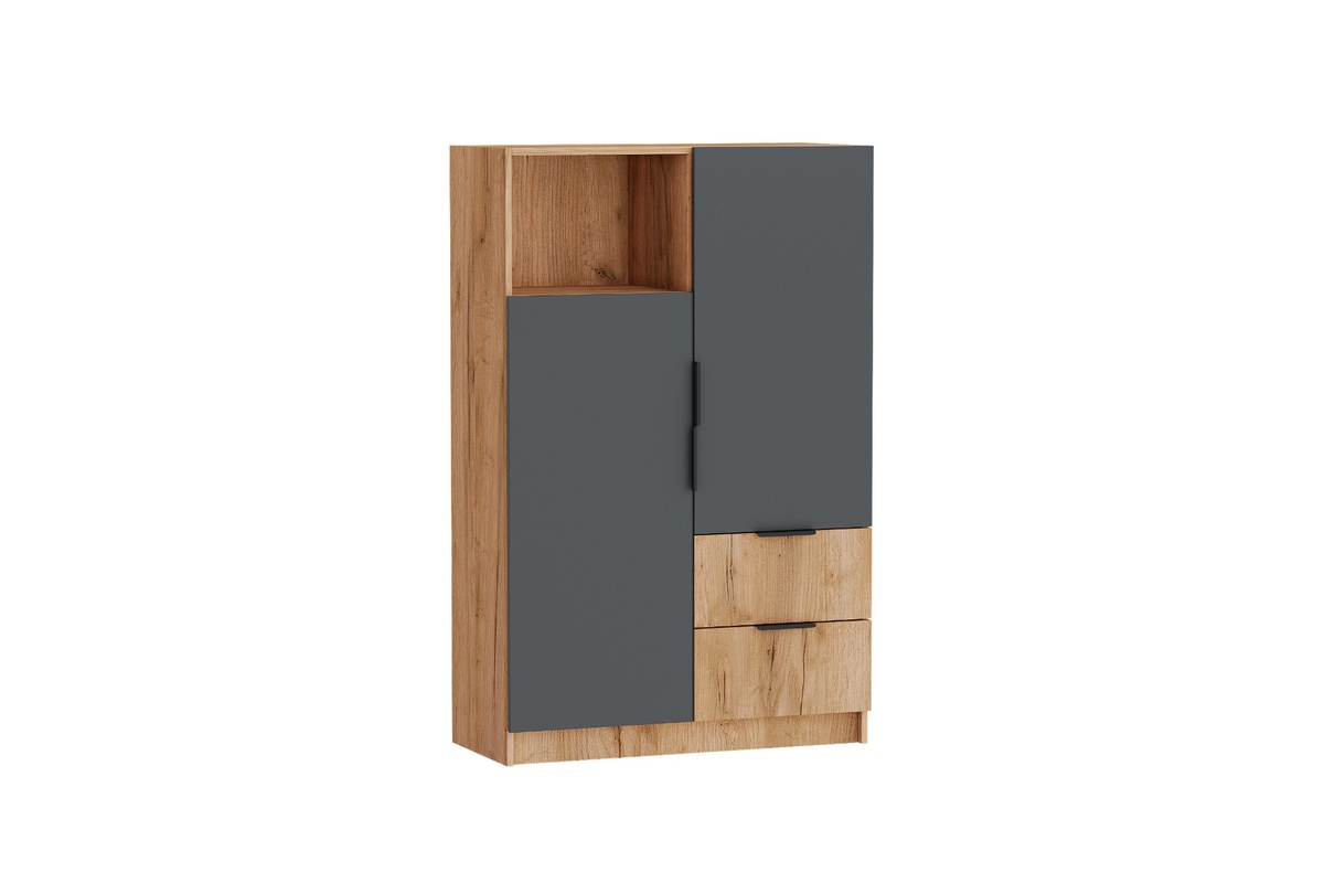 Шкаф Фрита с  дверями и открытой нишей и ящиками - фото 2