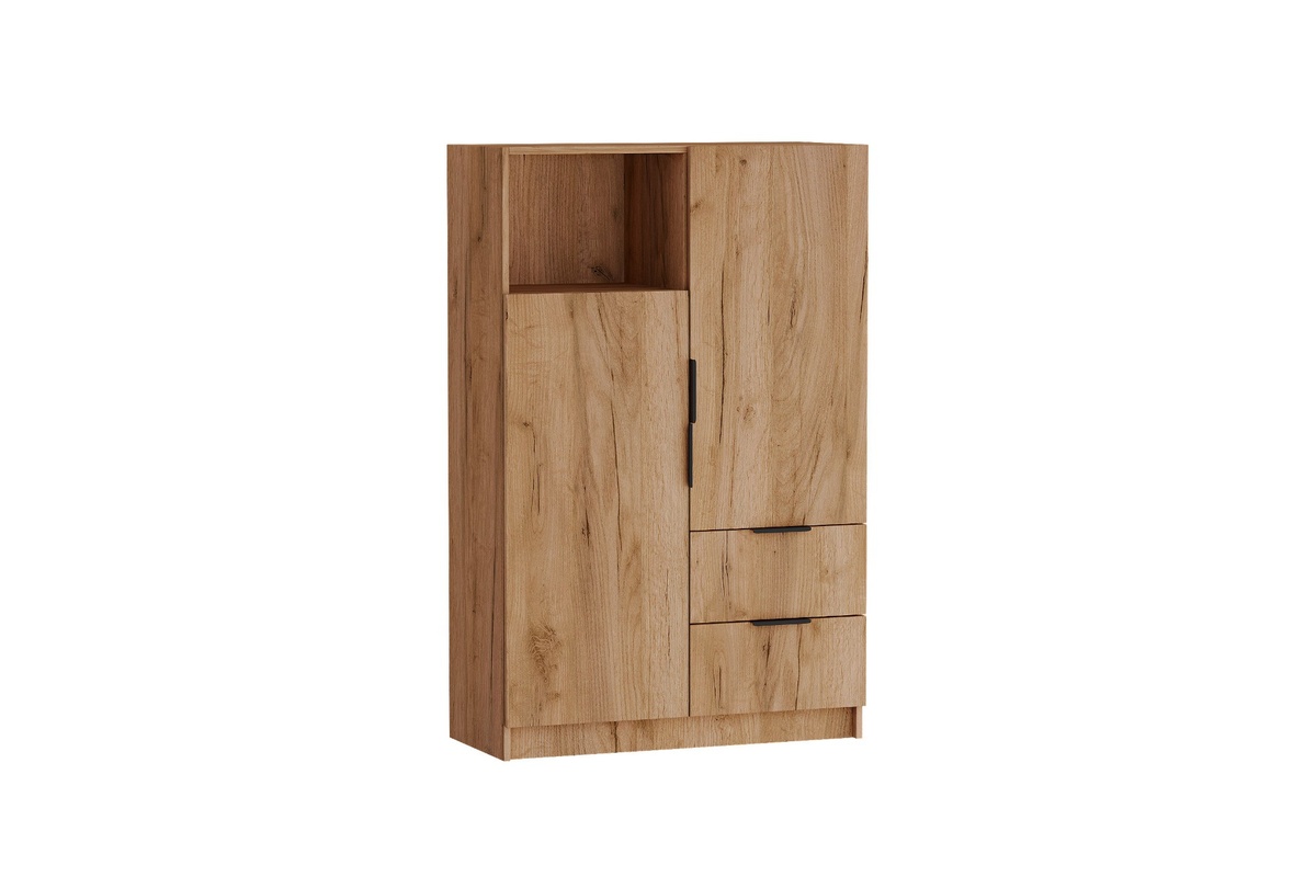 Шкаф Фрита с  дверями и открытой нишей и ящиками - фото 4